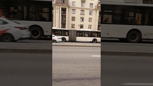 Путешествие на троллейбусе ( проезжаем сталинки) до ул. Народная