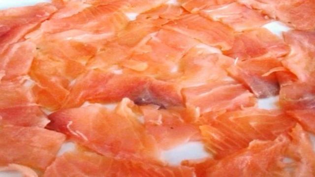 Карпаччо из семги