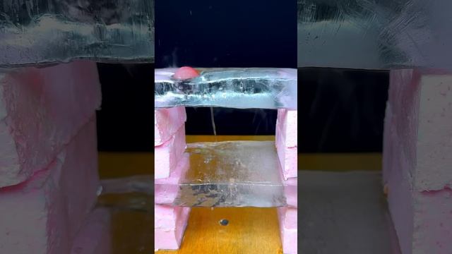 Red Hot Metal Balls Vs Ice plates 🔴🧊#satisfying #asmr #rhcb