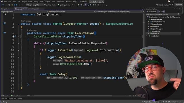 15. Exploring the Worker Service default configuration