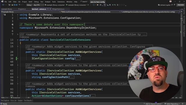 80. Debating namespace Naming IServiceCollection Extensions