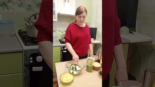 Салат мохитовая шкатулка.