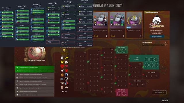 ПИКЕМ SHANGHAI MAJOR 2024 ЭТАП ВЫБЫВАНИЯ! CS2