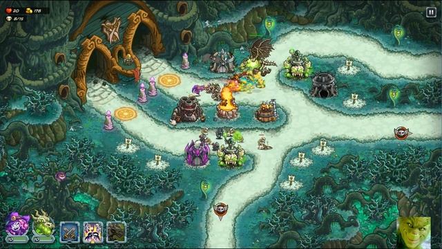 Kingdom Rush 5: Alliance (Безумец) → 18.Застава Глубоколесья (Камп?
