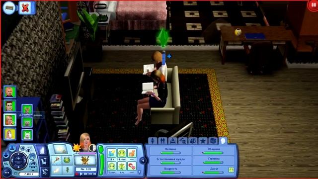 LP The Sims 3 Мунлайт Фолс #35 - Роды!!И преображение