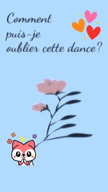 Фрагмент песни " Comment puis-je oublier cette dance? "
