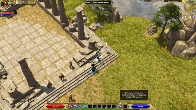 Эксперимент:Titan Quest + Loot Plus #3 [БЕЗ КОММЕНТАРИЕВ]