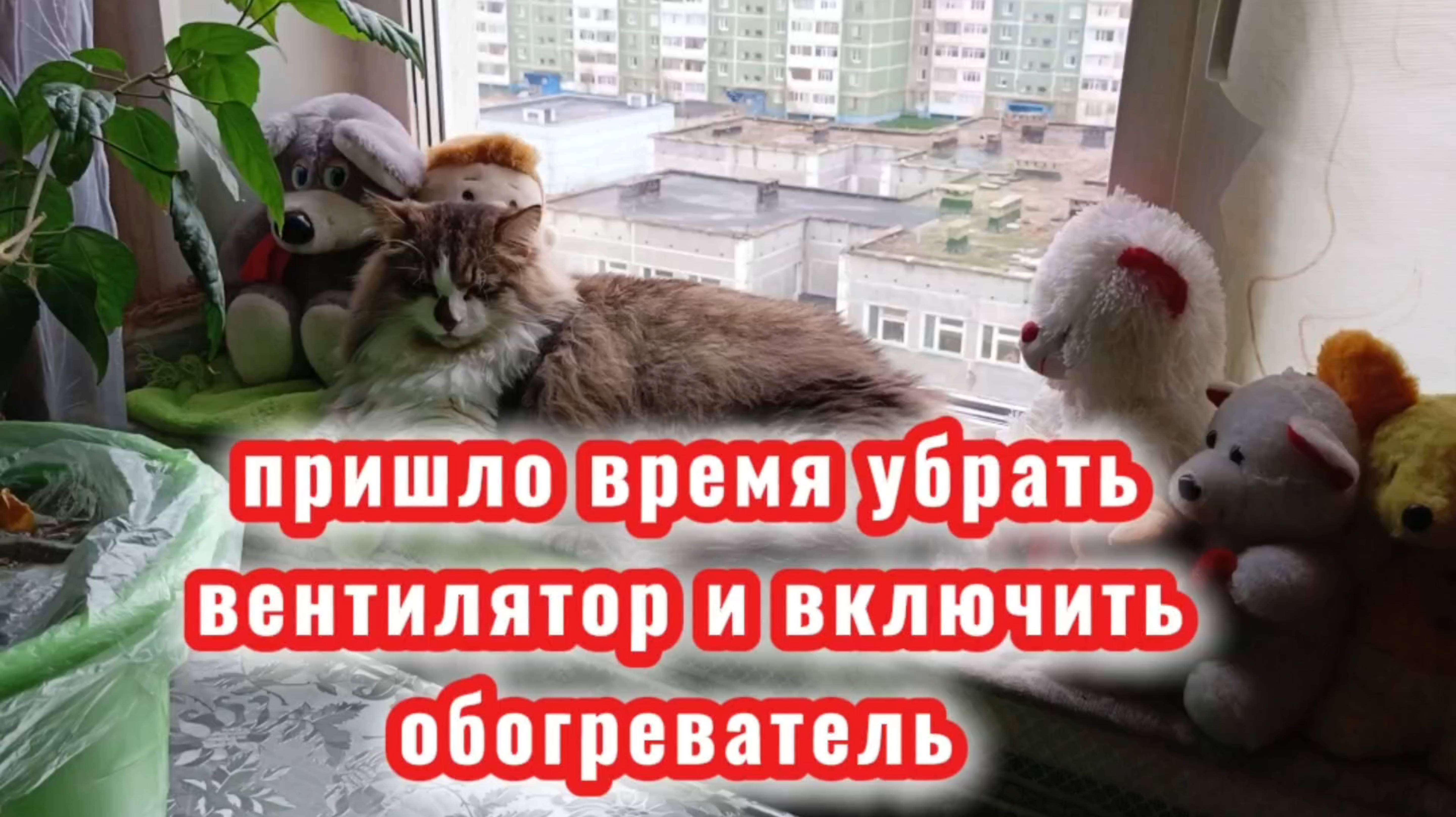 Пришло время убрать вентилятор и включить обогреватель.
