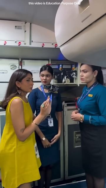 Old Man Scares Air Hostess #shortsvideo