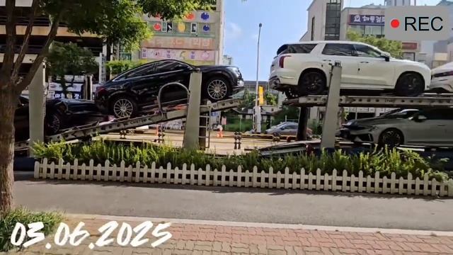 Авто из Кореи, очередной автовоз поехал в порт Республики Корея для дальнейшей отправки клиентам.