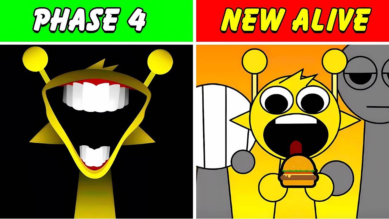 Incredibox Sprunki_Невероятный Бокс Появился В 4-Й Фазе, Но Все Живы И У Них Есть Руки (Новый Мод)