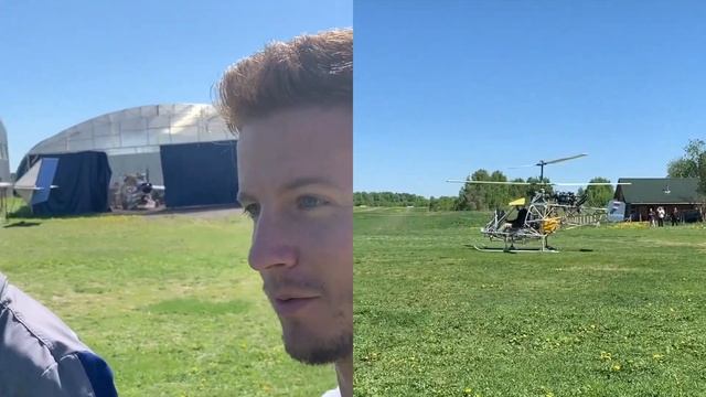 Трюки на планере и самодельный автожир! Crazy Test pilot AeroJunkY