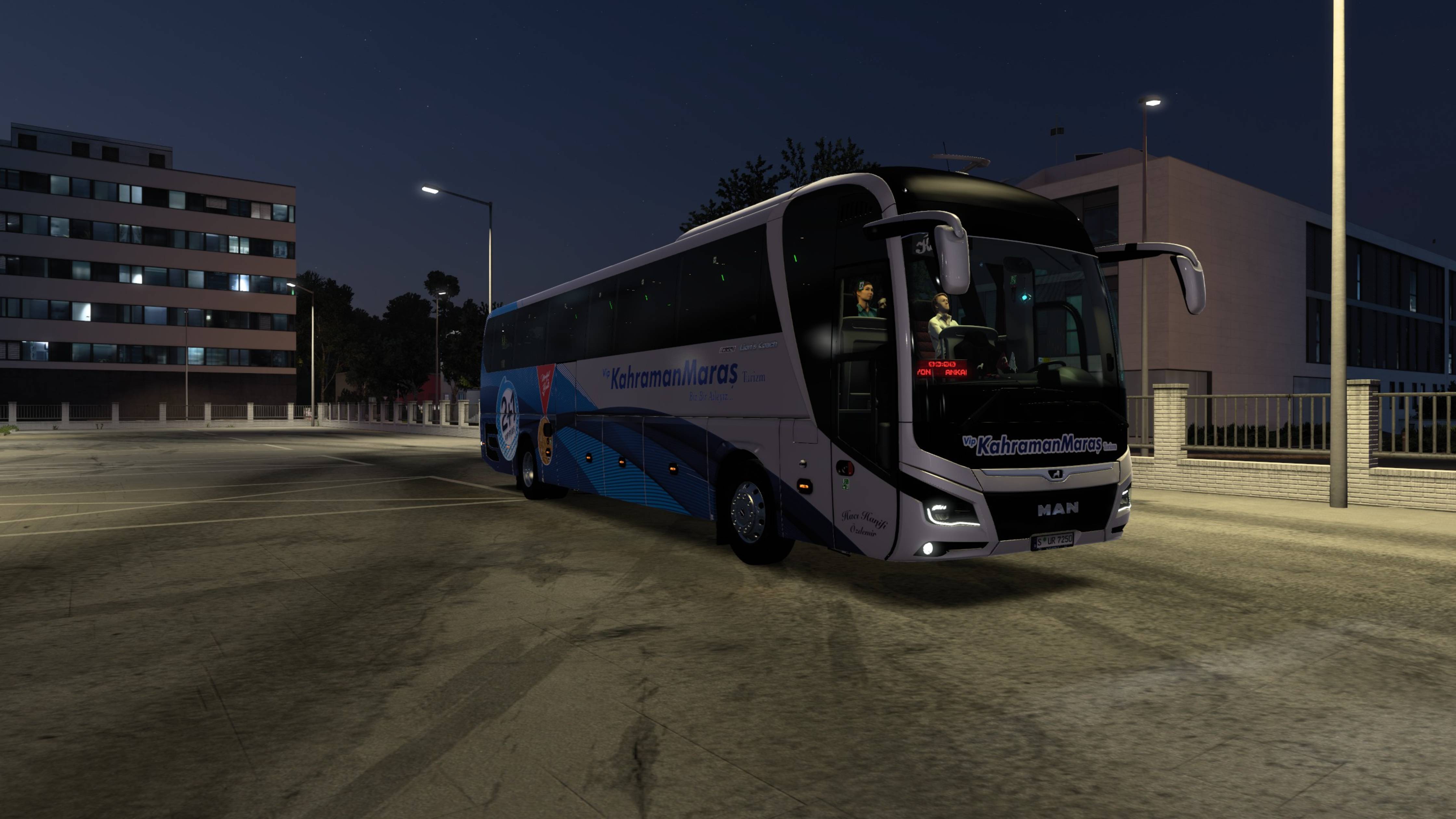 Euro Truck Simulator 2. MAN LION. Межгород по Европе