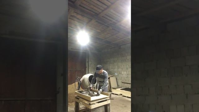 Заливка тротуарной плитки