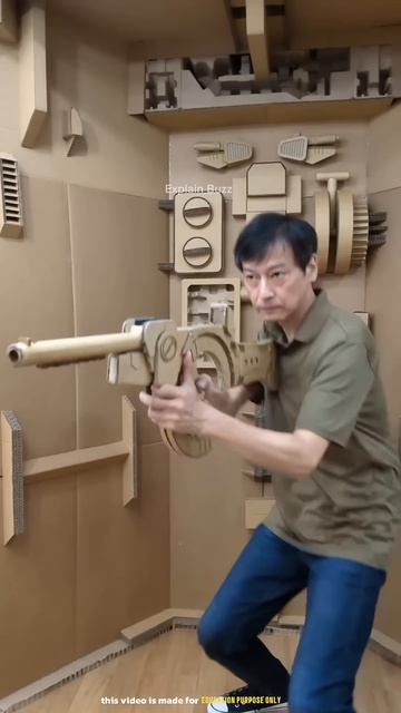 Wise Man Crafts Amazing Cardboard Creations #shortsvideo