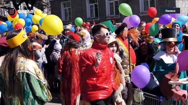 Первомайская демонстрация в Ижевске