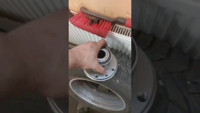 Замена ступицы на немцах