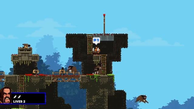 Прямой показ Broforce ironbro mode на PS4 от LaserBiG_Z
