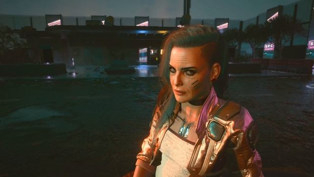 Cyberpunk 2077 (1.03) Строчка диалога, удалённая в последующих ?