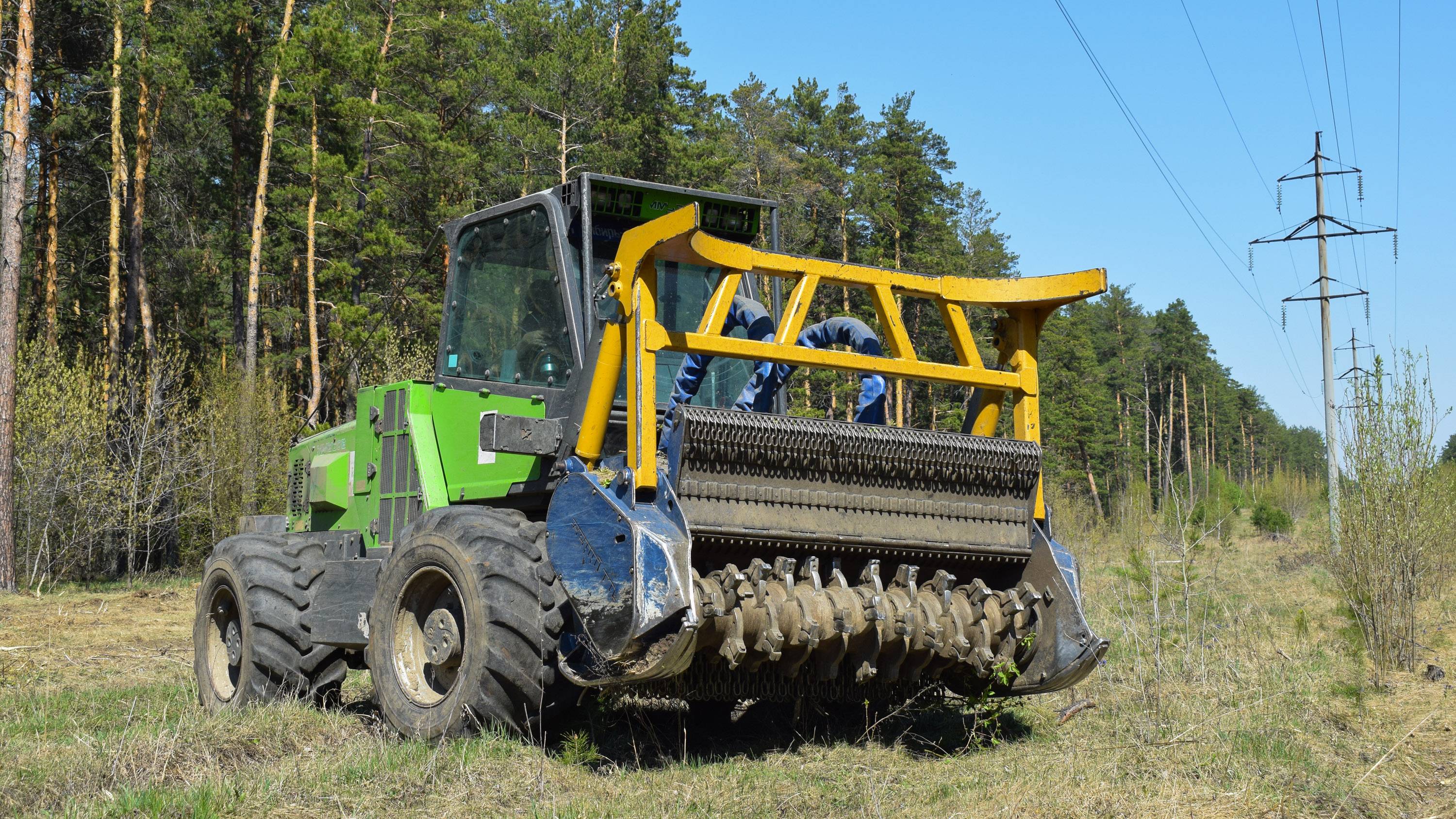 Merlo TreEmme MM350B с мульчером Seppi