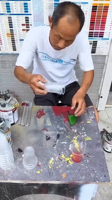 Wise man creates colours instantly #shortsvideo