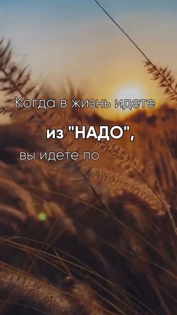 «НАДО» ведет к чужим целям — а где ваши? ❤️