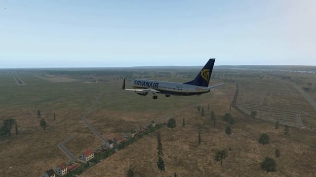X-Plane 11. Посадка в Нижнем Новгороде.