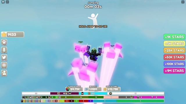 КУПИЛ ПЕТА КРУЧЕ ДОНАТНОГО В ROBLOX Jump Clicker 🌟