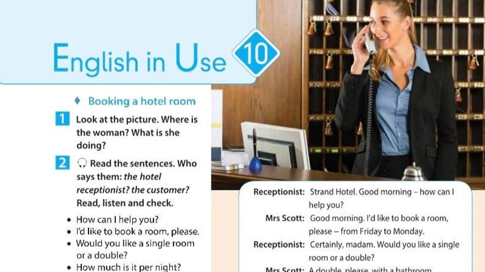 Spotlight 6, mod10 English in use