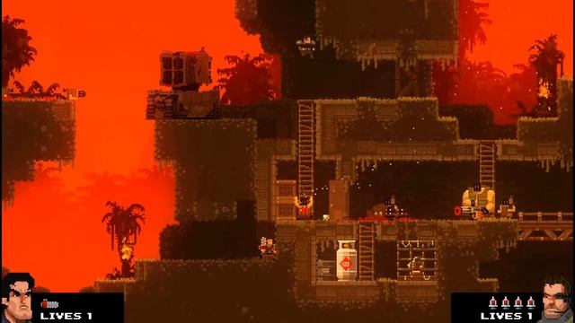 Broforce. Level 8. Прохождение без комментариев.