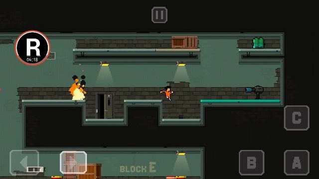 Prison Run and Gun - пиксельная головоломка - 1#