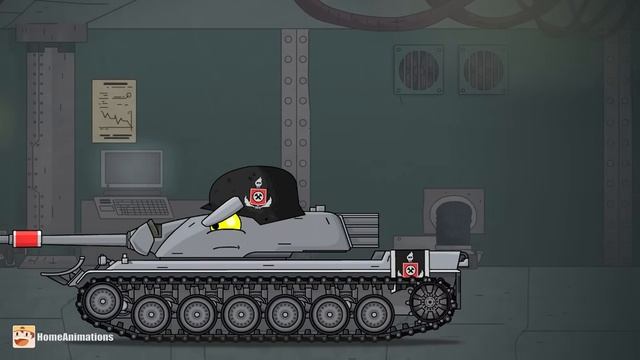 HomeAnimations – Мультики про танки  Лаборатория Ужасов ： Паразитический Хаос и Резня !