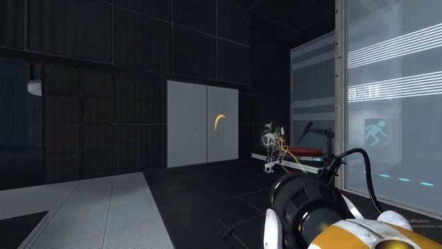 Portal 2 лвл 1 кооп вместе с мамой