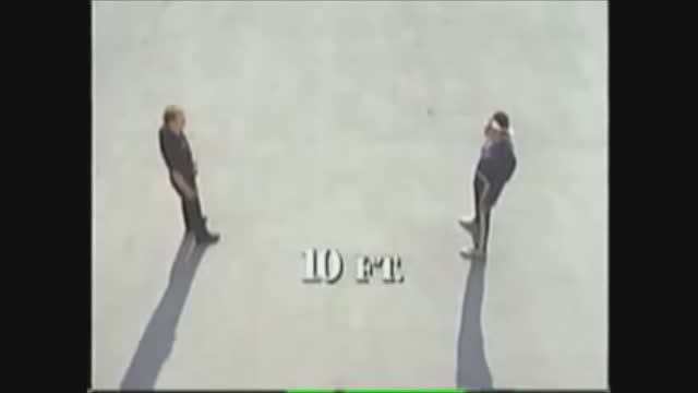 Too close - dont underestimate the knife