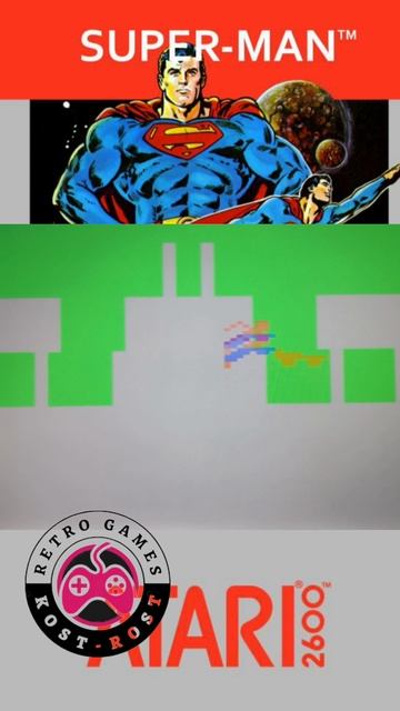 Atari2600. Superman с тележкой.
Настоящее ретро