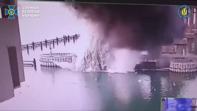 ⚡️СБУ заявила о подводном подрыве опор Крымского моста