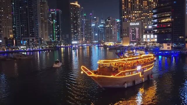 Вечерняя прогулка по Дубай Марина и JBR