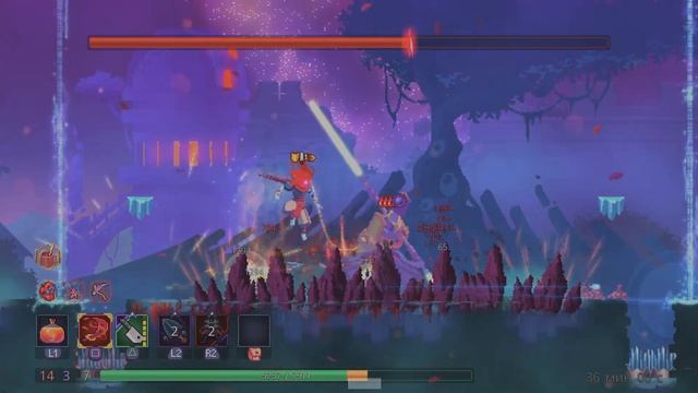 Dead Cells Финальный босс - Десница Короля (билд на вампири?