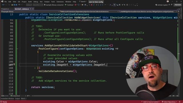 86. Consuming the Add with Options-type API