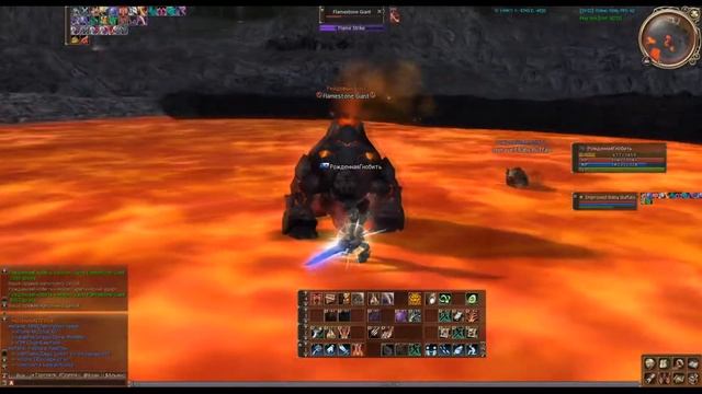 (76 ур) Flamestone Giant Рейдовый босс #161 Lineage 2