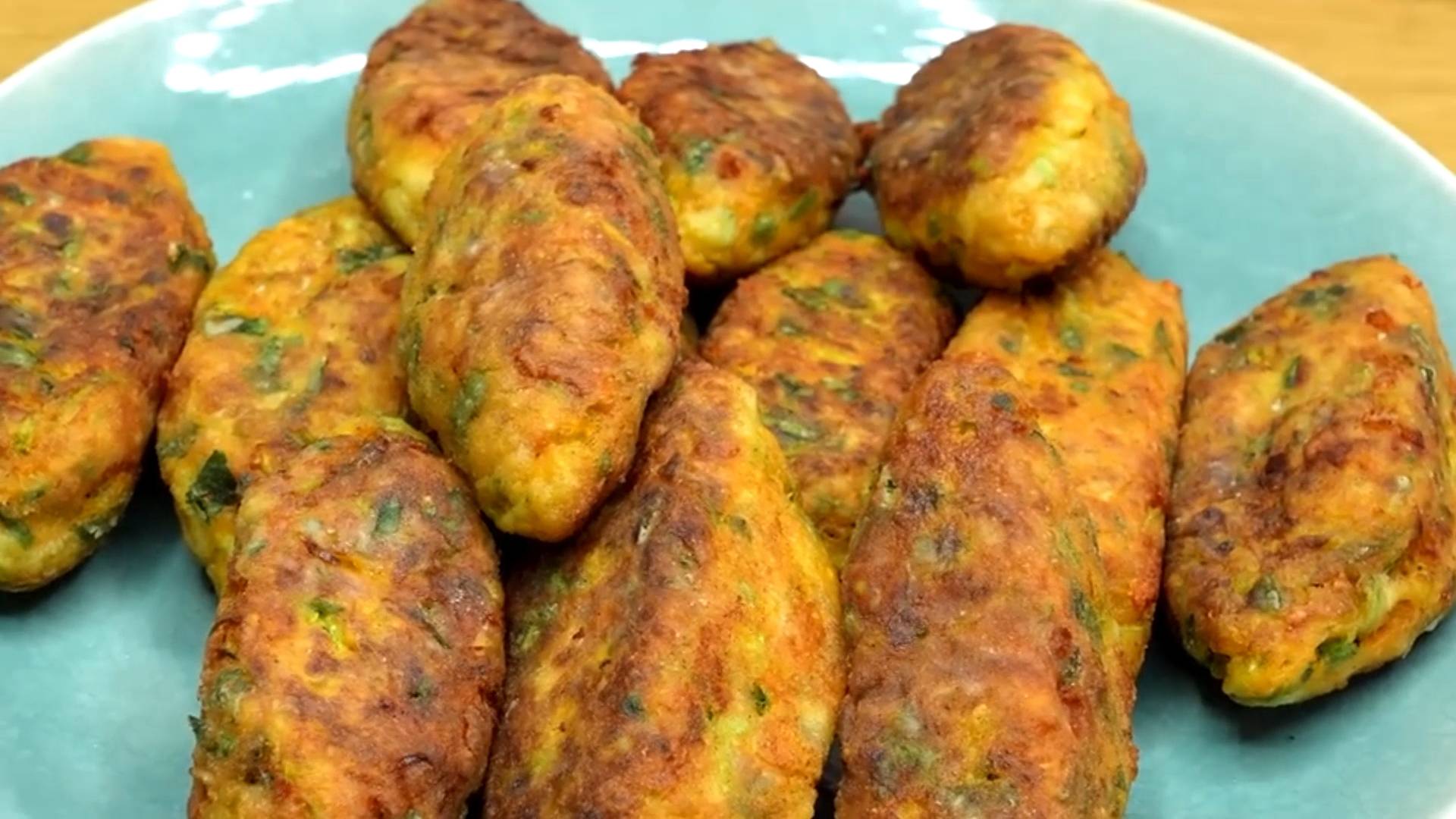 Котлетки из кабачков с овсянкой
