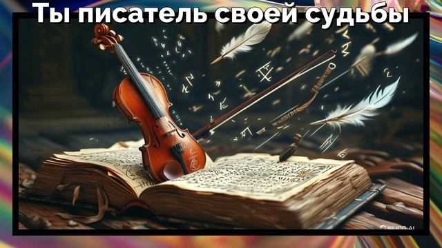 Ты писатель своей судьбы