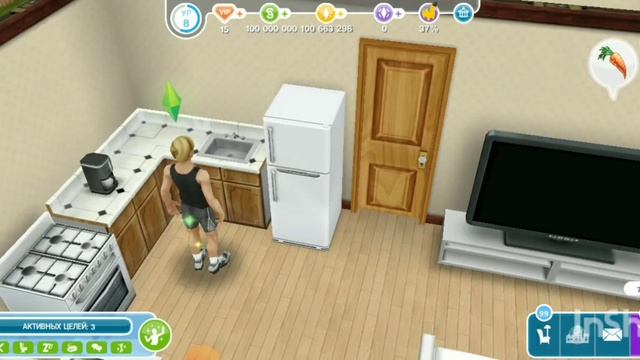 #1️⃣квест: "деньги растут на деревья?" /The Sims Freeplay