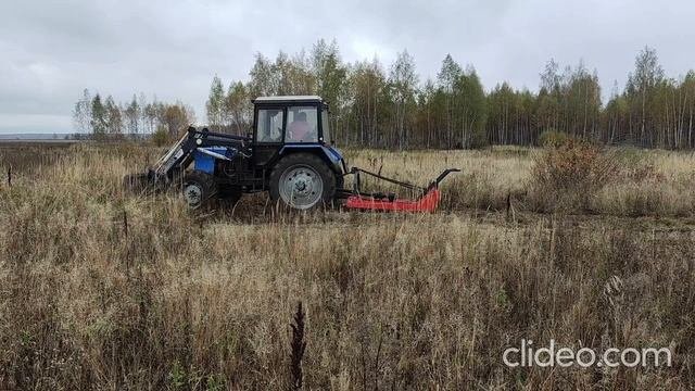 Работа мульчировщика в Рязанской области