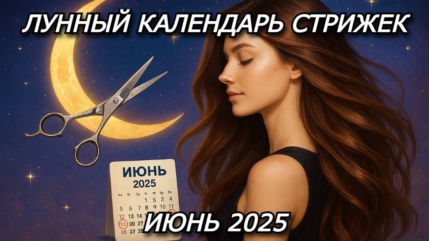 Лунный календарь стрижек на июнь 2025 — лучшие и худшие дни по Луне для волос!