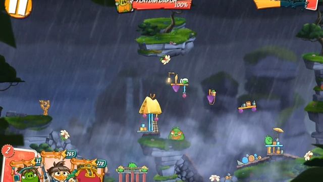 Angry birds 2. Паника короля свиней . Мелоди сделала боссов !