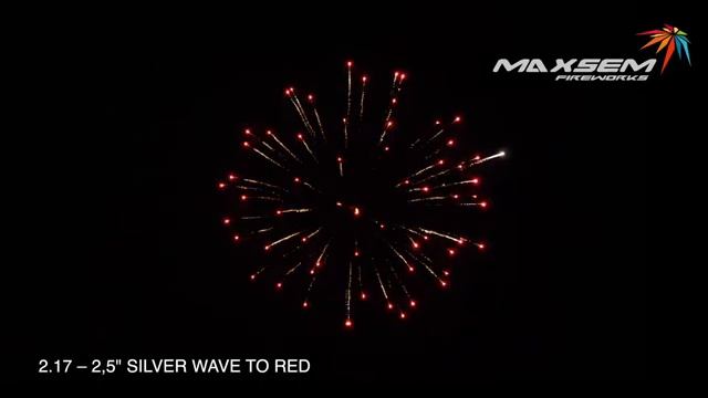 MXD002,5   SILVER WAVE TO RED 2,5 1210
