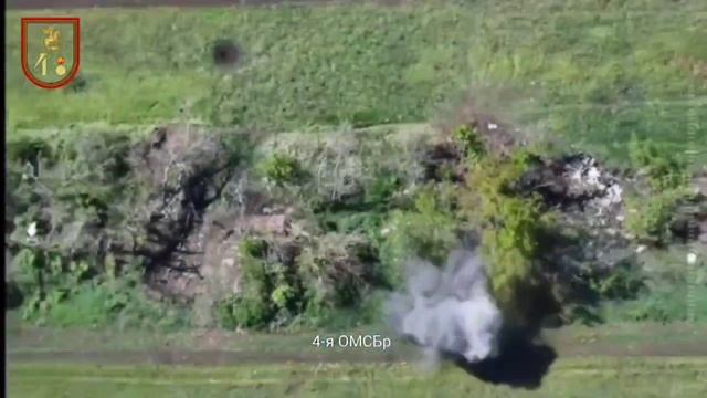 Российские военные уничтожили миномёты  хохлов 
120мм - 3шт.
82мм - 1шт.