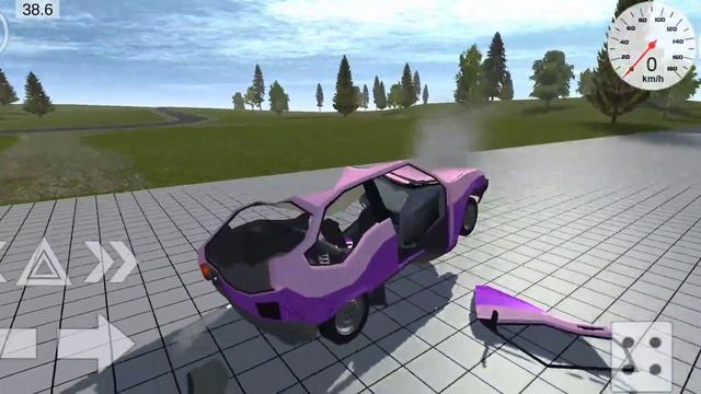нашол прикольный баг в simple car crush 😂