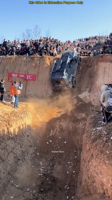 Driver vs Deep Pit Challenge #shortsvideo